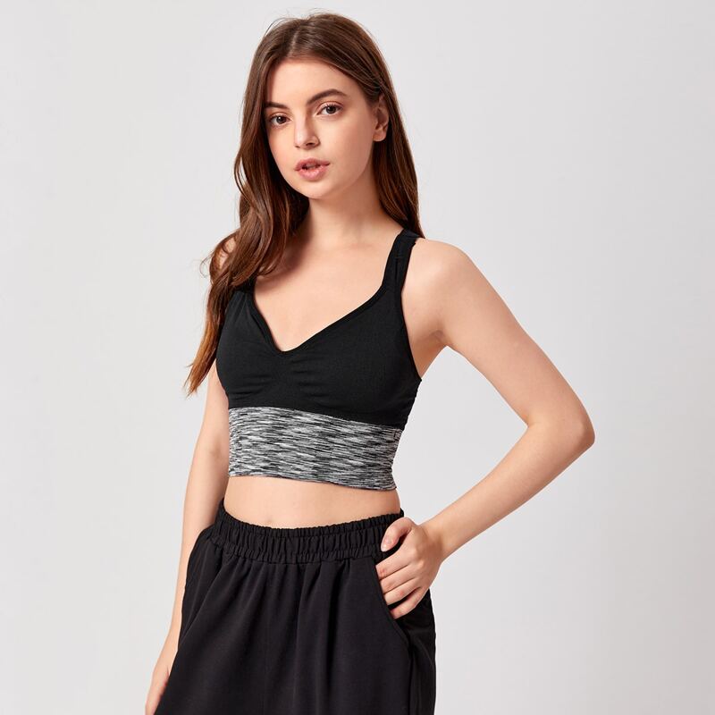 

Colorblock Sports Bra, Multicolor