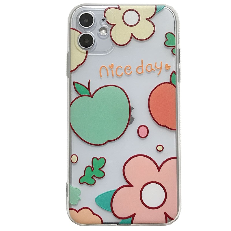 

Floral Clear iPhone Case, Multicolor