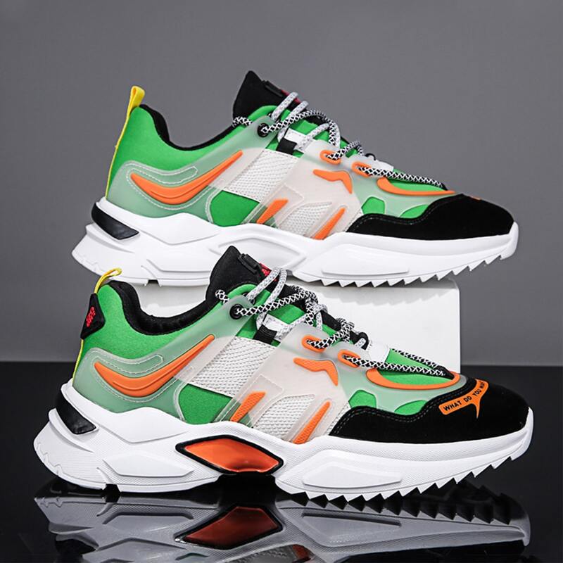 

Guys Color Block Chunky Sneakers, Green