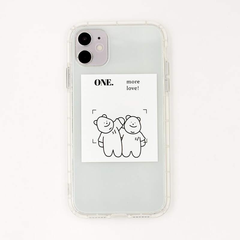 

Cartoon iPhone Case, Clear