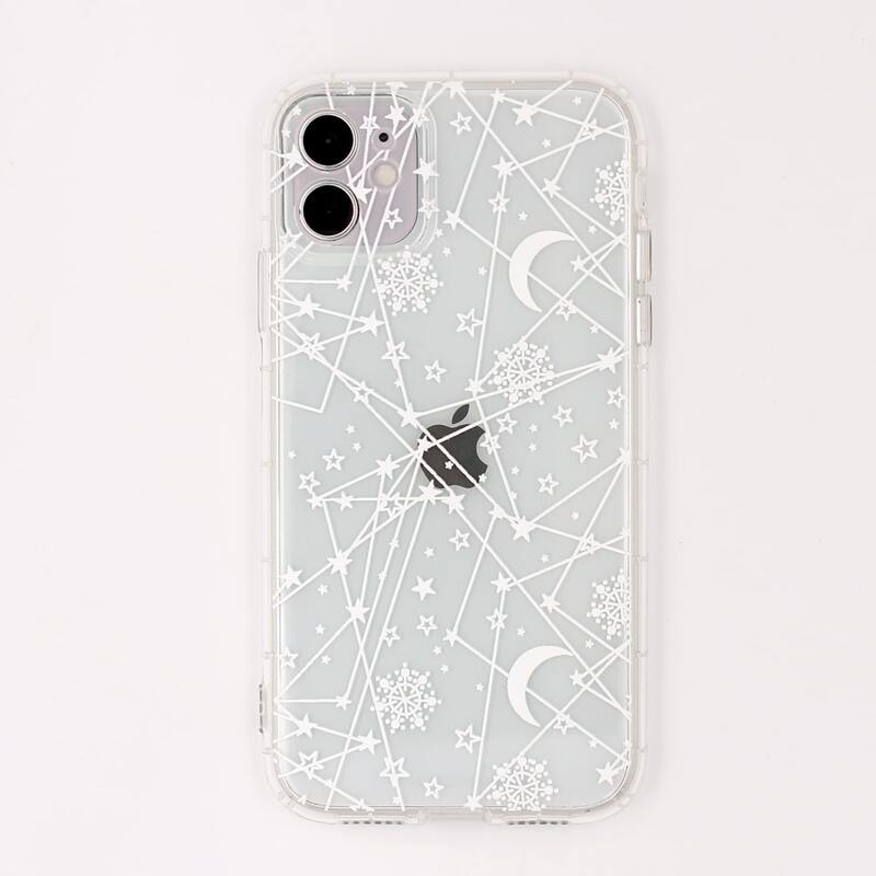 

Star & Moon Clear iPhone Case