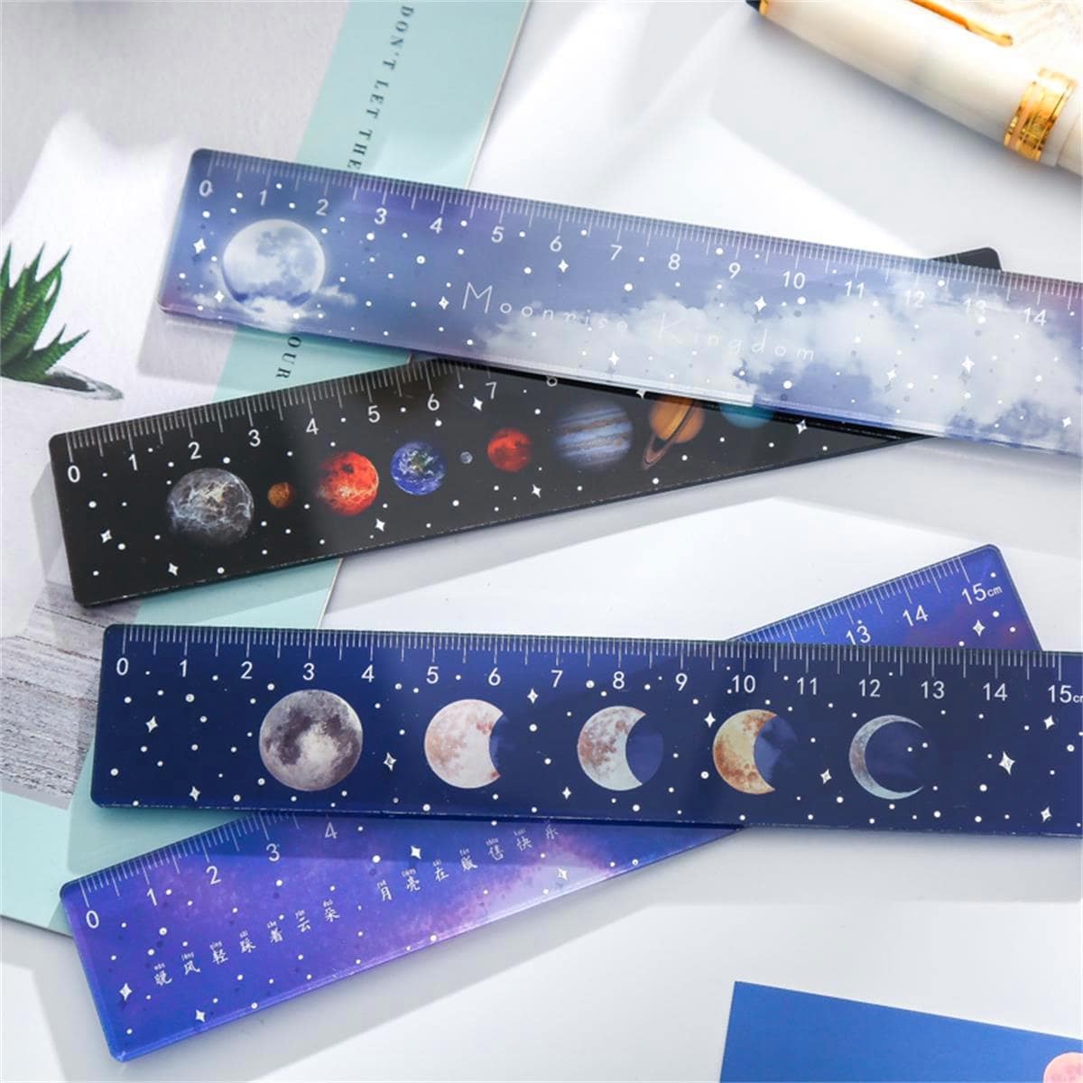 

1pc Planet Random Ruler, Multicolor