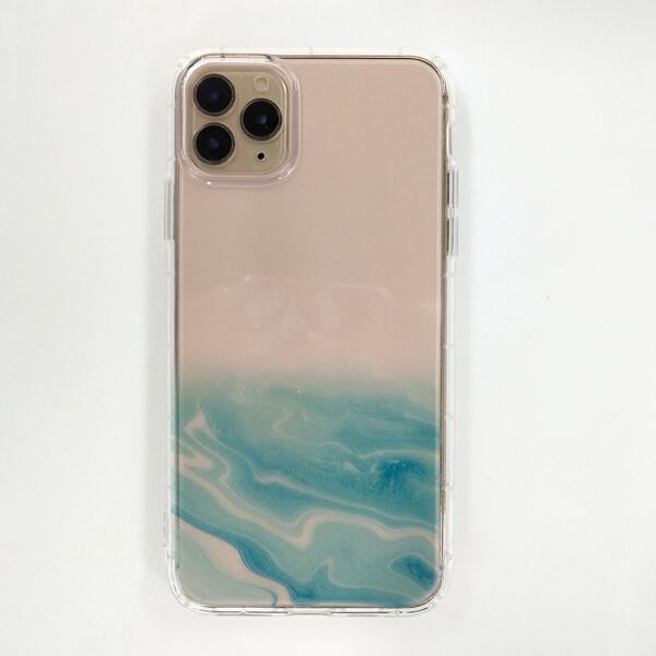 

Abstract Fluid Clear iPhone Case, Multicolor