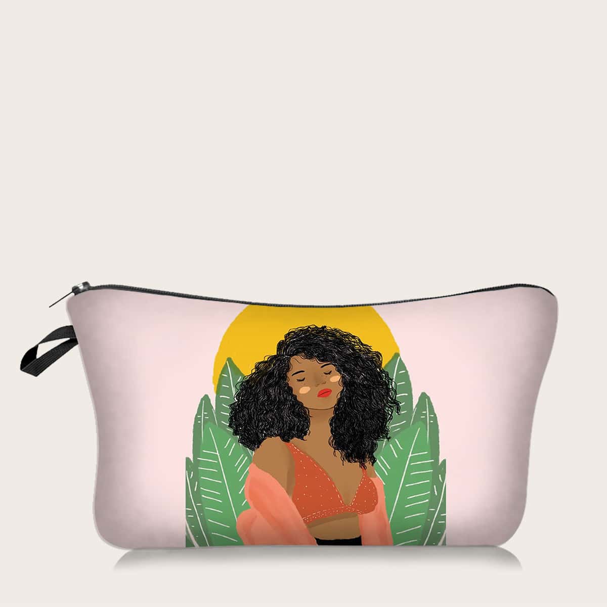 

Figure Graphic Makeup Bag, Multicolor