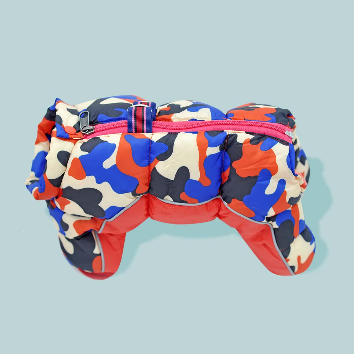 

Camo Pattern Dog Jumpsuit, Red