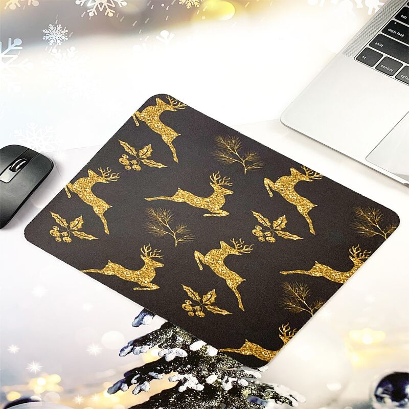 

Christmas Deer Mouse Pad, Multicolor