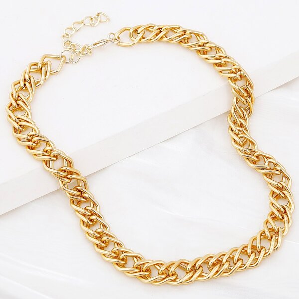 

Simple Chain Necklace, Gold