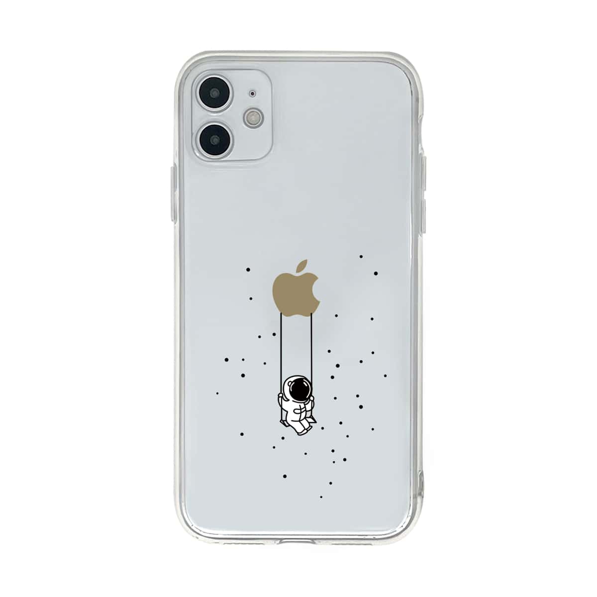 

Cute Astronaut Clear iPhone Case