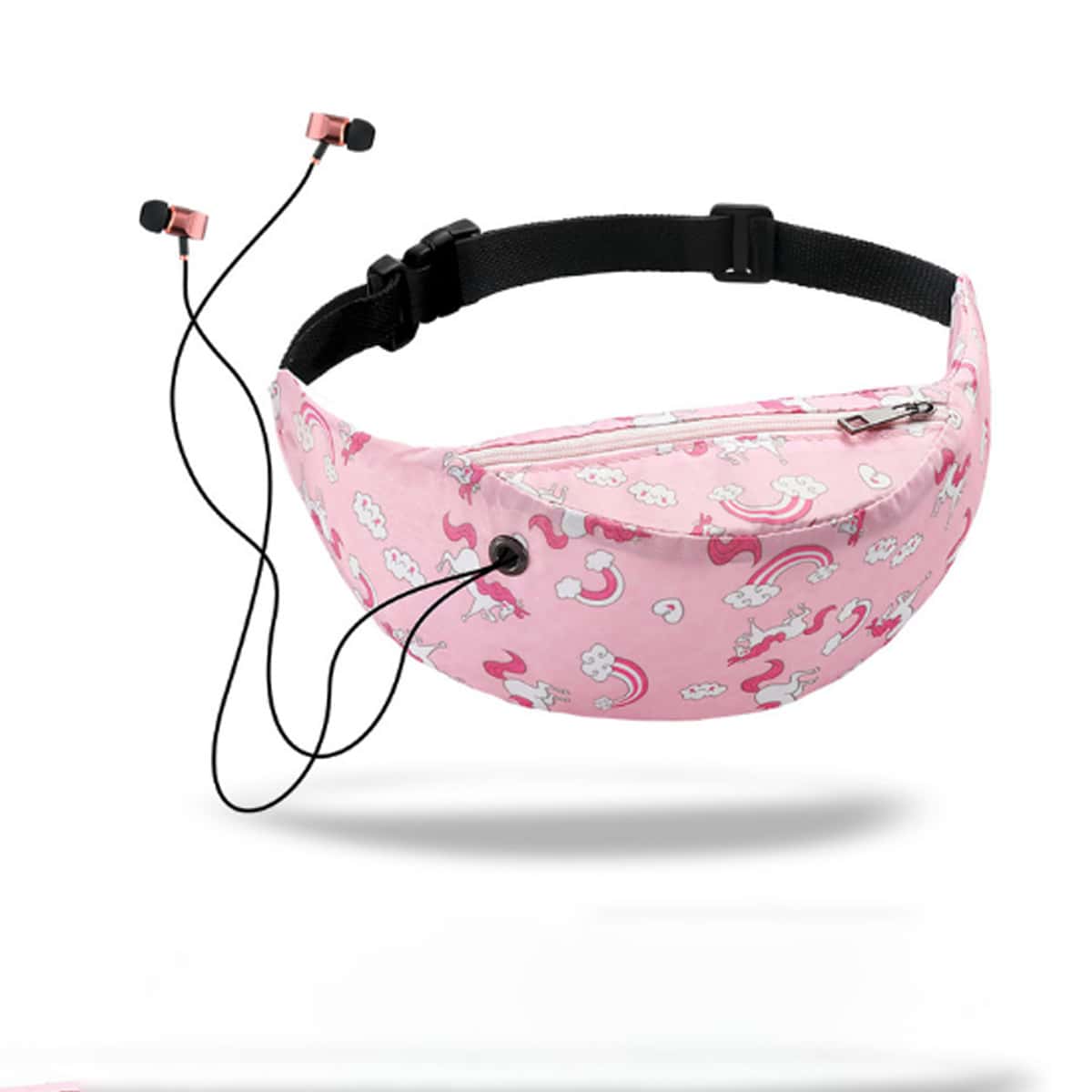 

Unicorn Print Fanny Pack, Pink