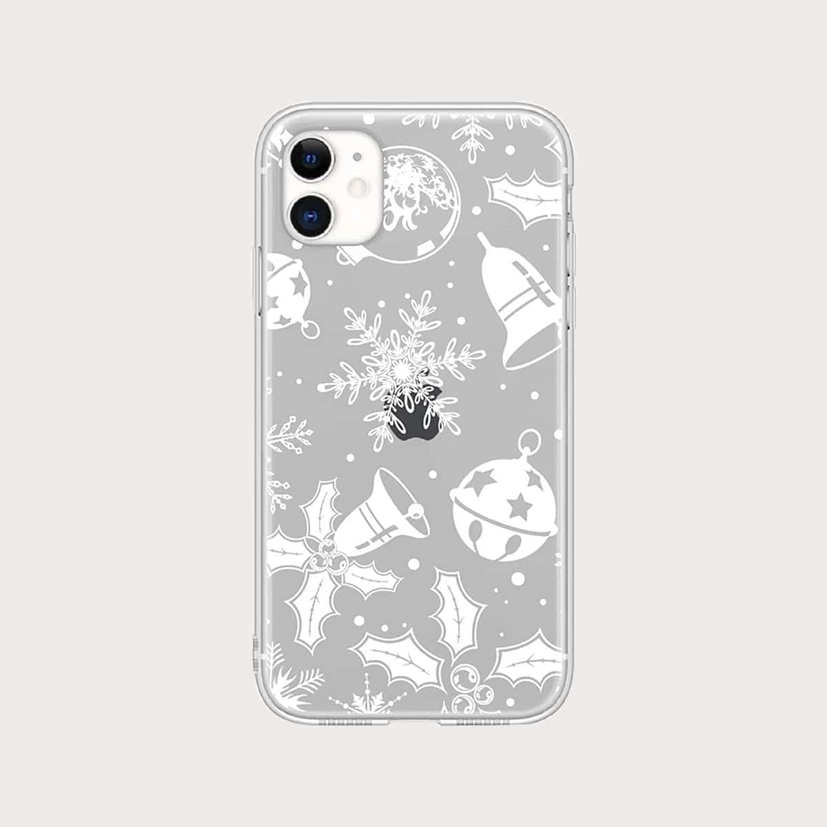 

Christmas Pattern Clear iPhone Case