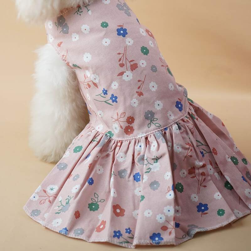 

Flower Print Dog Dress, Multicolor