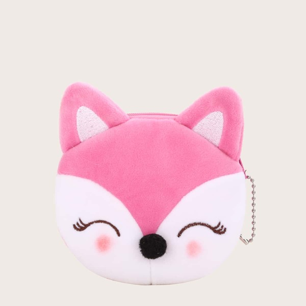 

Girls Cartoon Design Purse, Pink