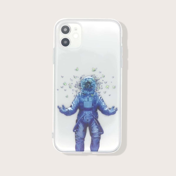 

Astronaut Print iPhone Case, Clear