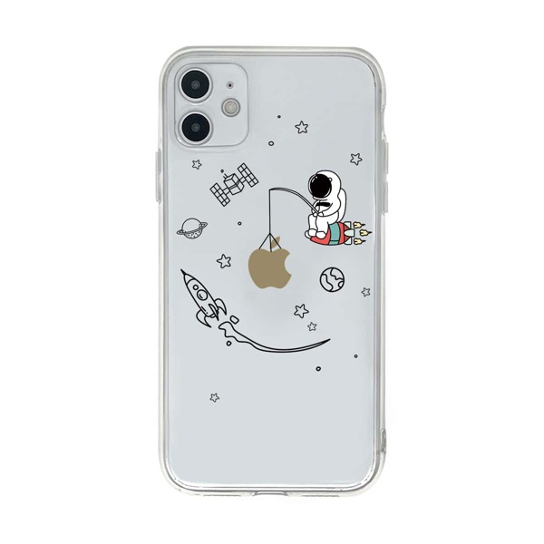 

Astronaut Clear iPhone Case, Multicolor