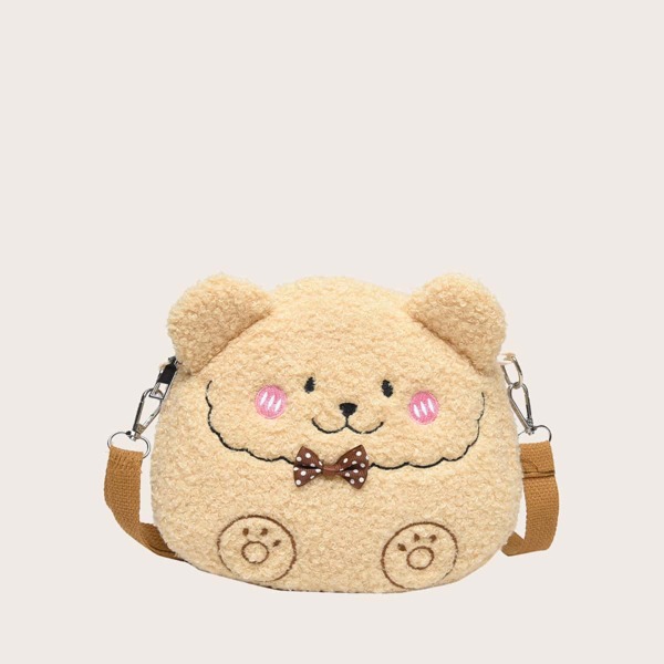 

Girls Cartoon Crossbody Bag, Khaki
