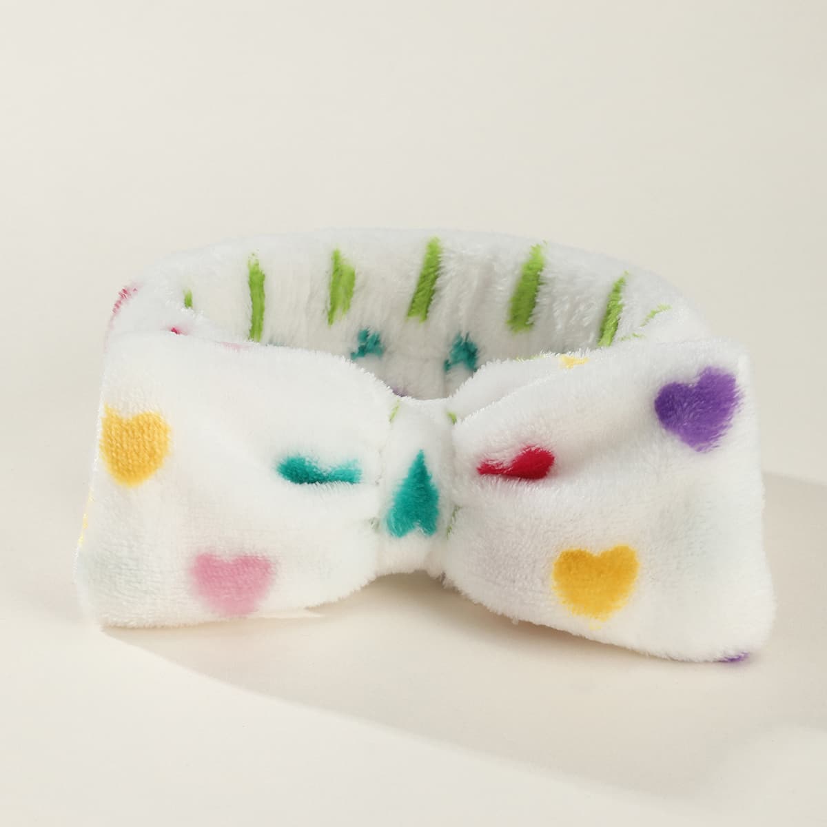 

Heart Bow Bath Headband, Multicolor