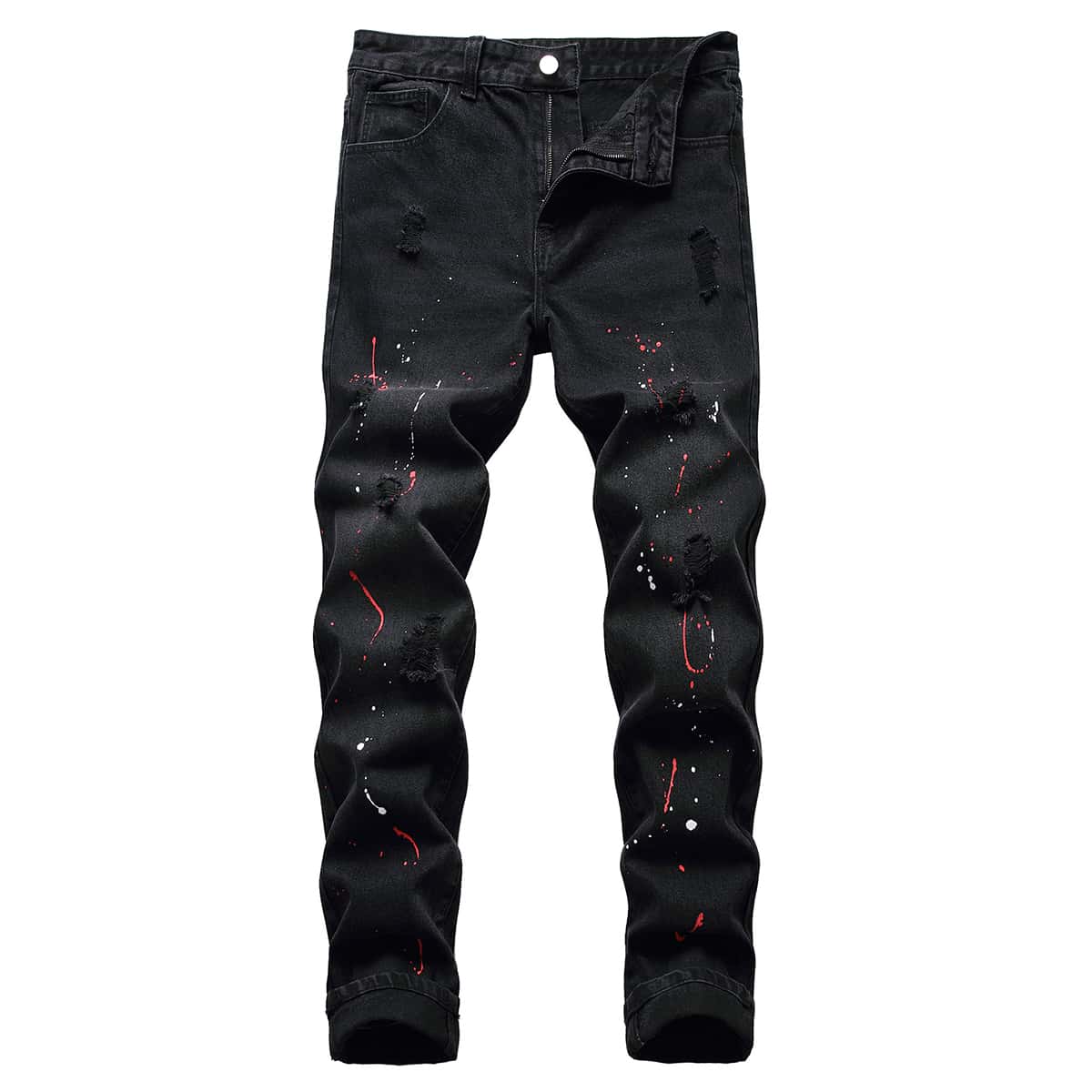 

Guys Ripped Jeans, Black
