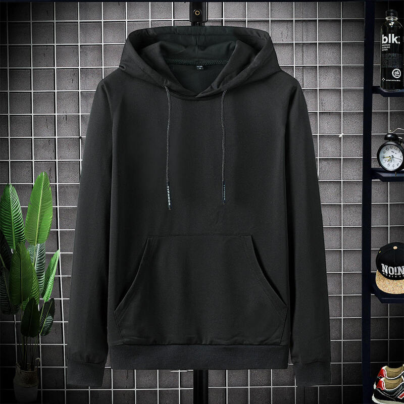 

Guys Drawstring Pocket Hoodie, Black