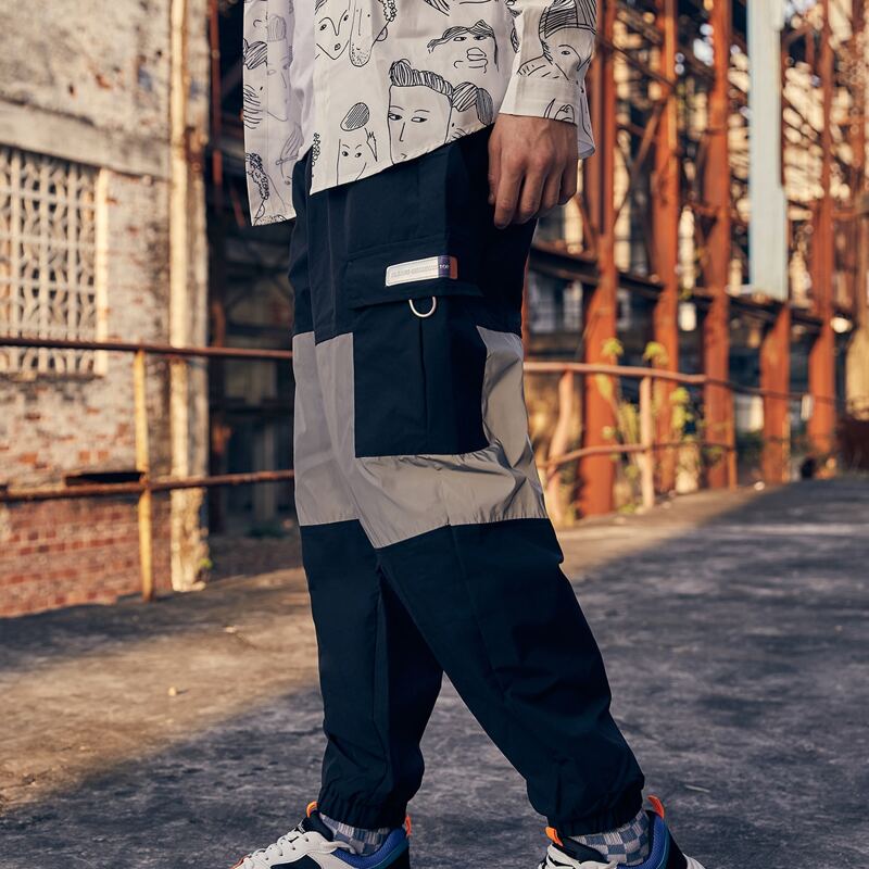 

Guys Colorblock Cargo Pants, Multicolor