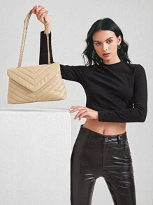 BizChic Shoulder Bag, Commute, For Office, For Teachers - Apricot - View 3