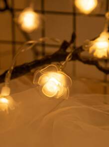 1入組1.5米串燈和10入組玫瑰燈泡 - 黃色 - 查看 3