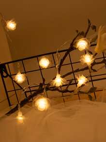 1入組1.5米串燈和10入組玫瑰燈泡 - 黃色 - 查看 5