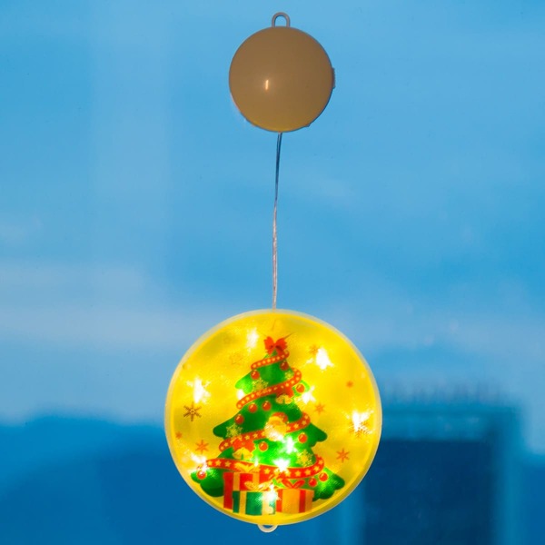 

Christmas Tree Suction Cup Light, Yellow