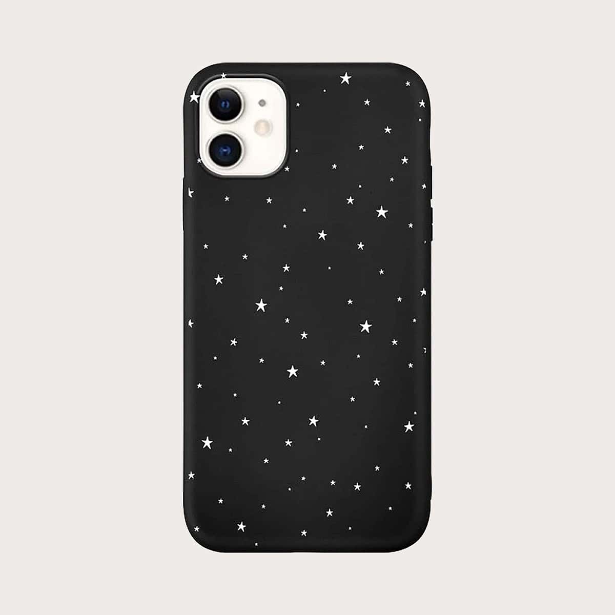 

Star iPhone Case, Black