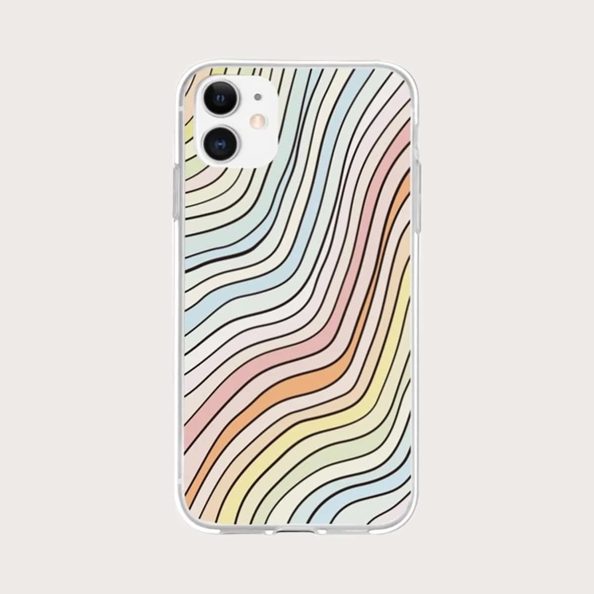 

Colorful Striped iPhone Case, Multicolor