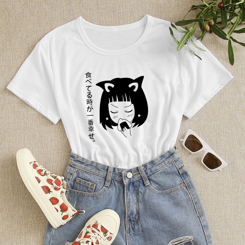 

Figure Graphic Tee, White