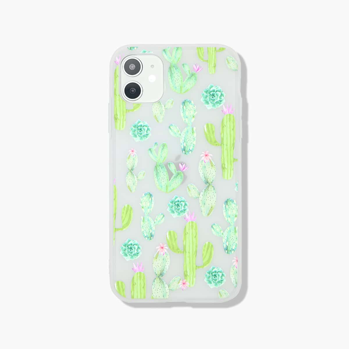 

Cactus Print iPhone Case, Green