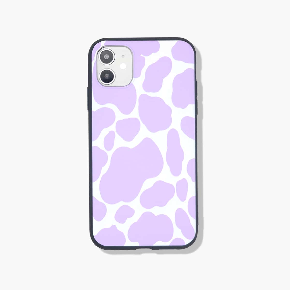 

Cow Print iPhone Case, Lilac purple