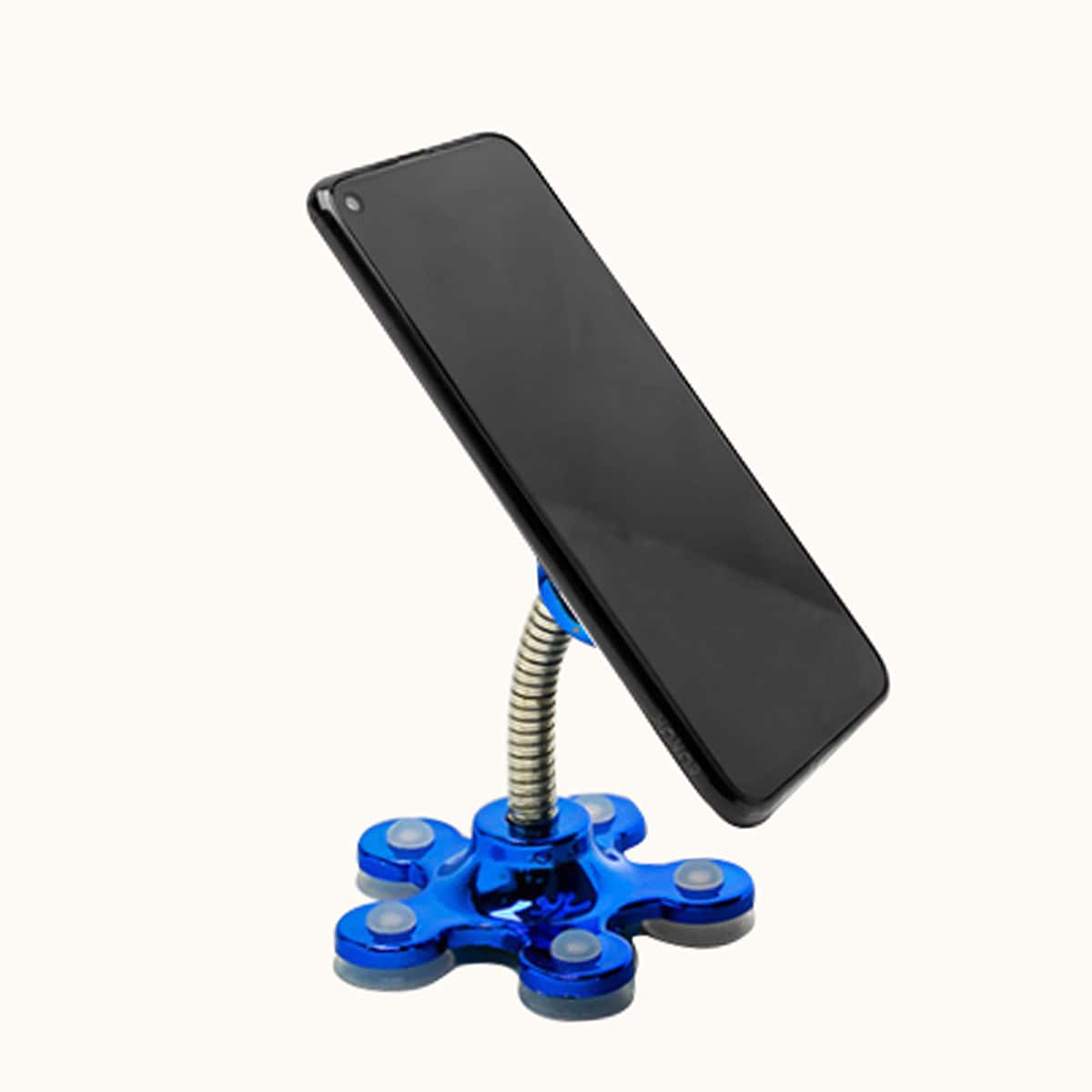 1pc Floral Shaped Phone Holder, Blue