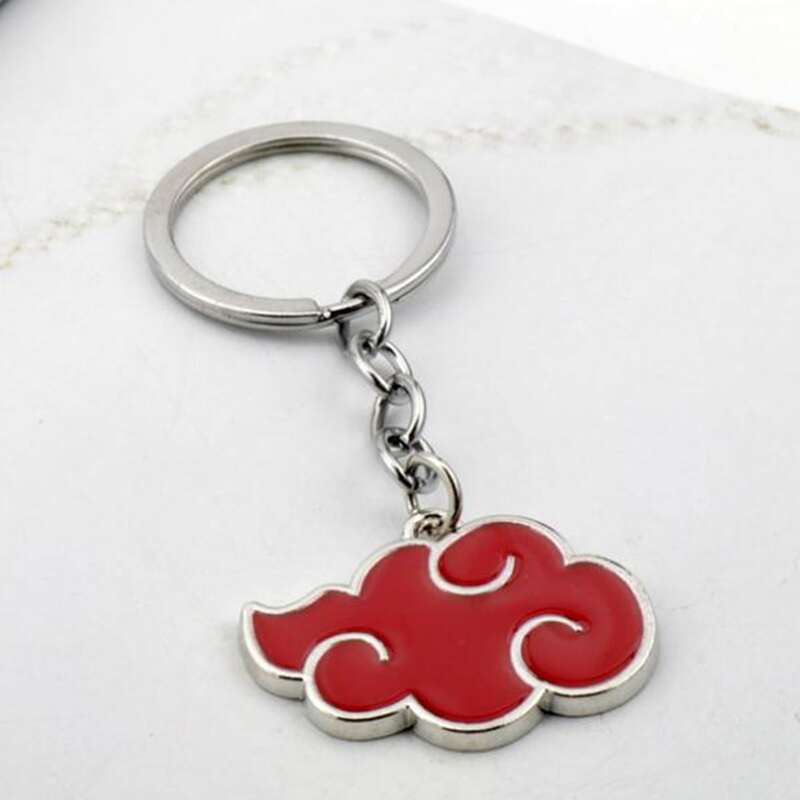 

1pc Cloud Keychain, Red