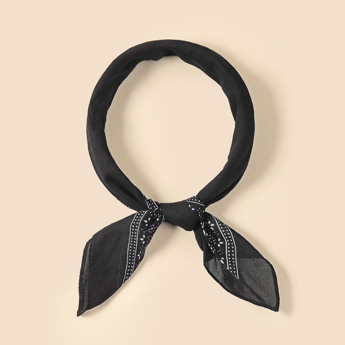 

Polka Dot Bandana, Black
