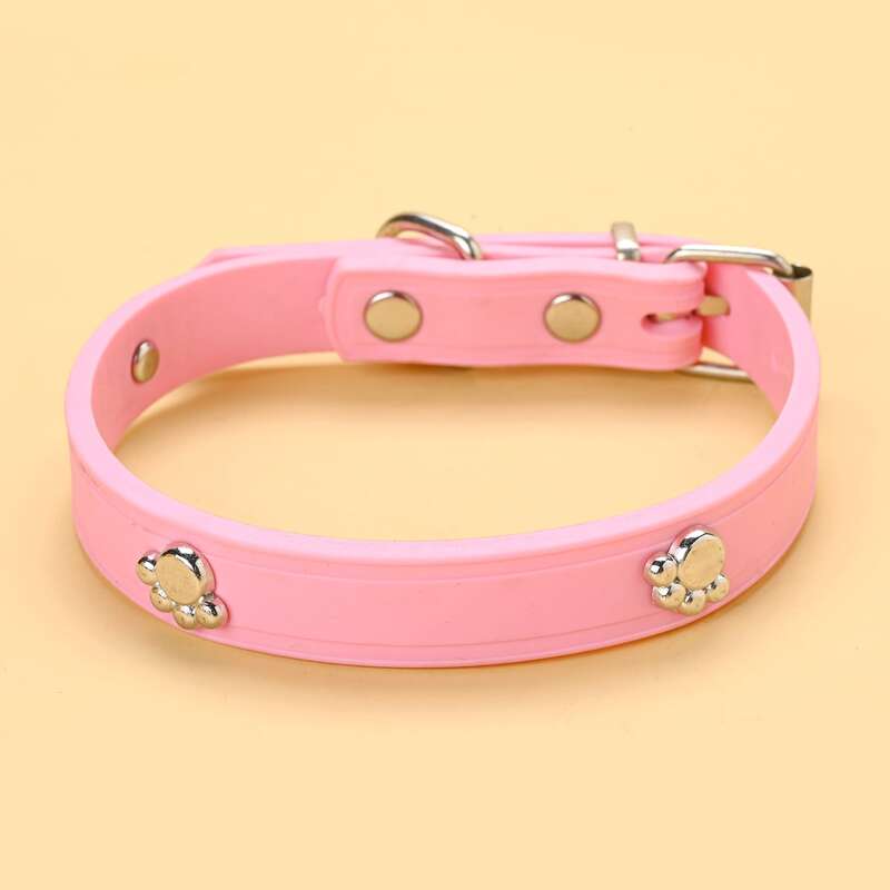 

Claw Detail Cat Collar, Pink