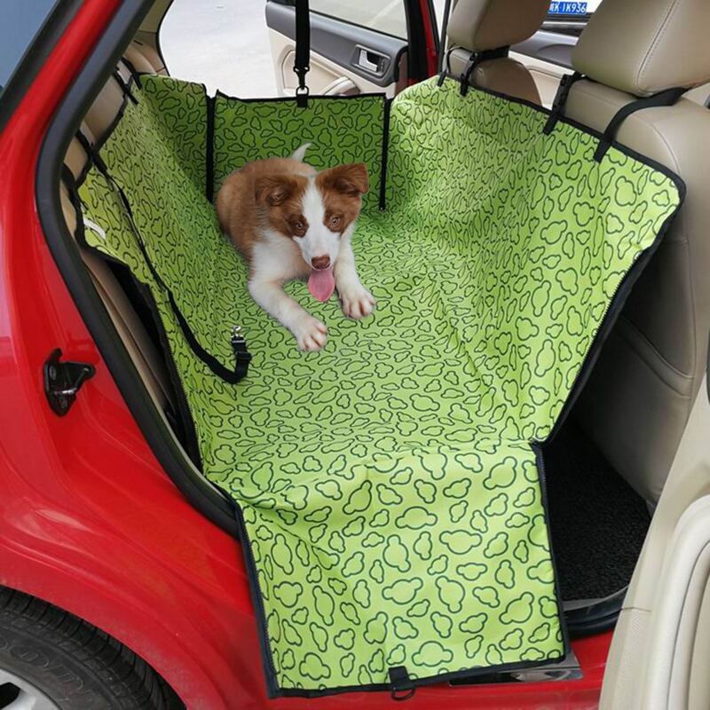 

Cloud Print Dog Car Seat Cover, Green