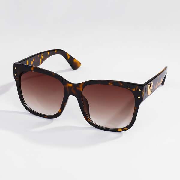 

Tortoiseshell Pattern Frame Sunglasses
