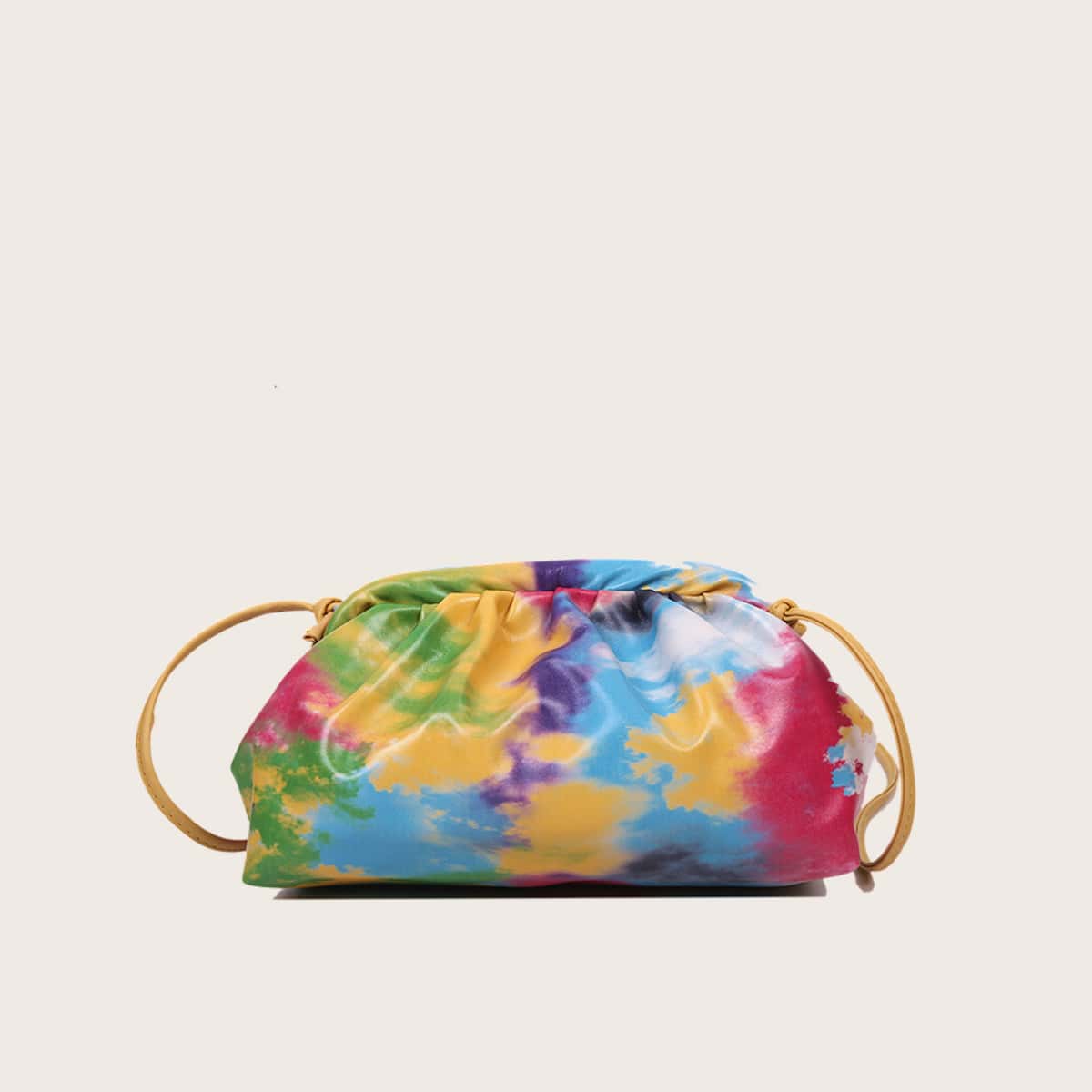 

Tie Dye Ruched Bag, Multicolor