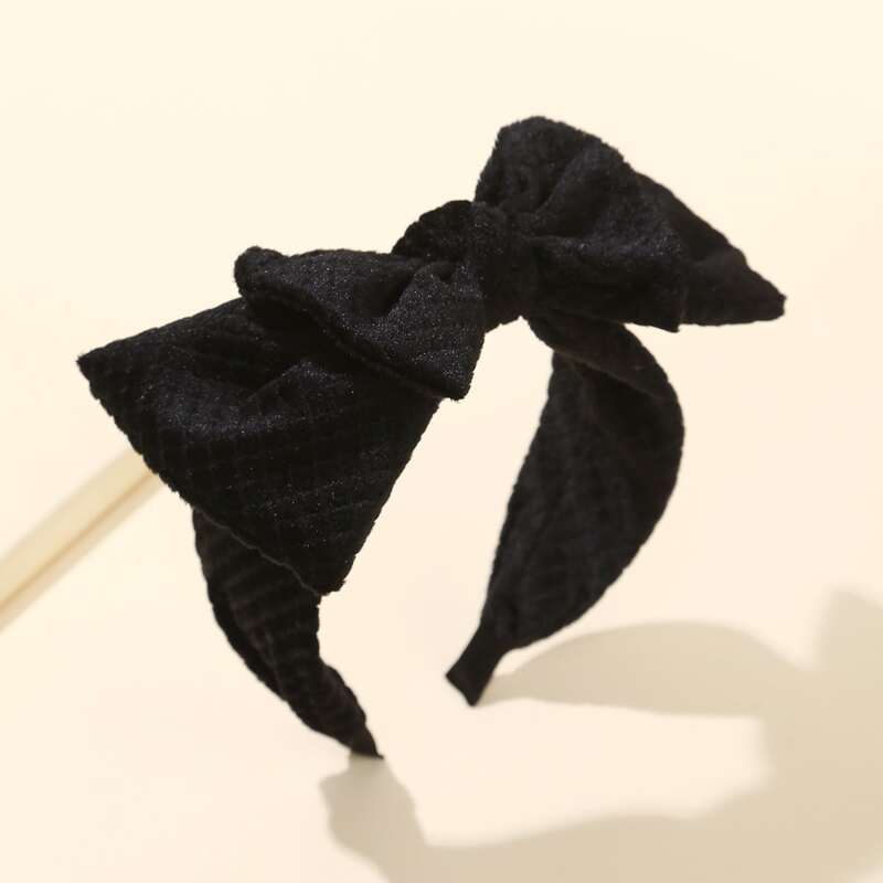 

Bow Decor Hair Hoop, Black