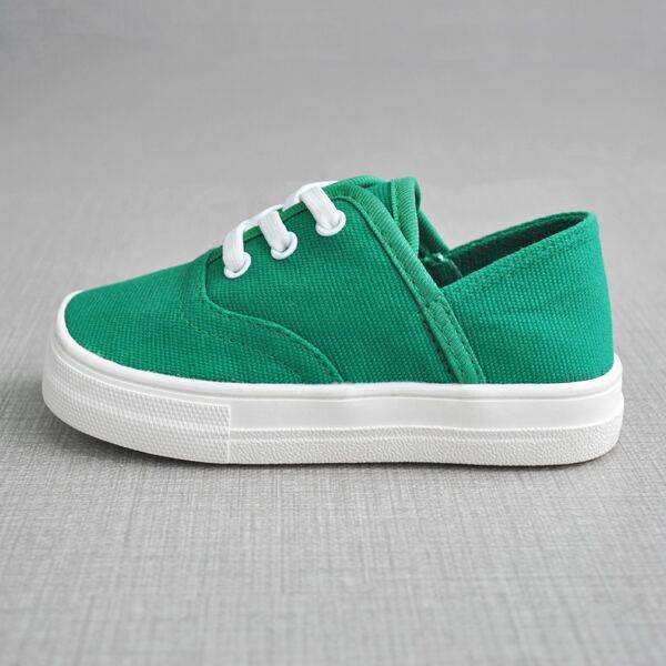 

Toddler Boys Slip On Canvas Shoes, Green