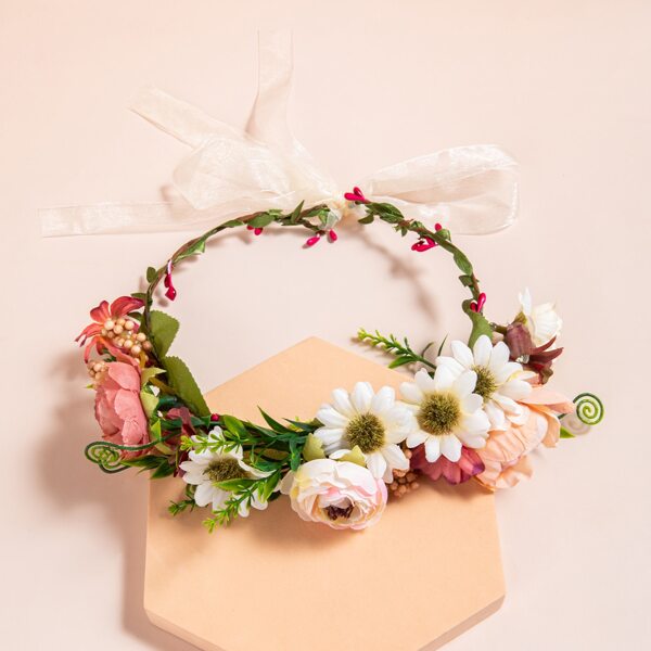

Simulation Hair Wreath, Multicolor