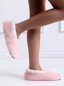 Chanclas sin cordones mullidas - Rosa - Ver 2