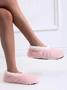 Chanclas sin cordones mullidas - Rosa - Ver 3