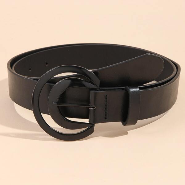 

PU Buckle Belt, Black