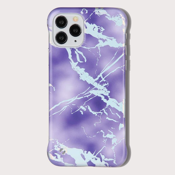 

Abstract Fluid Pattern iPhone Case, Purple