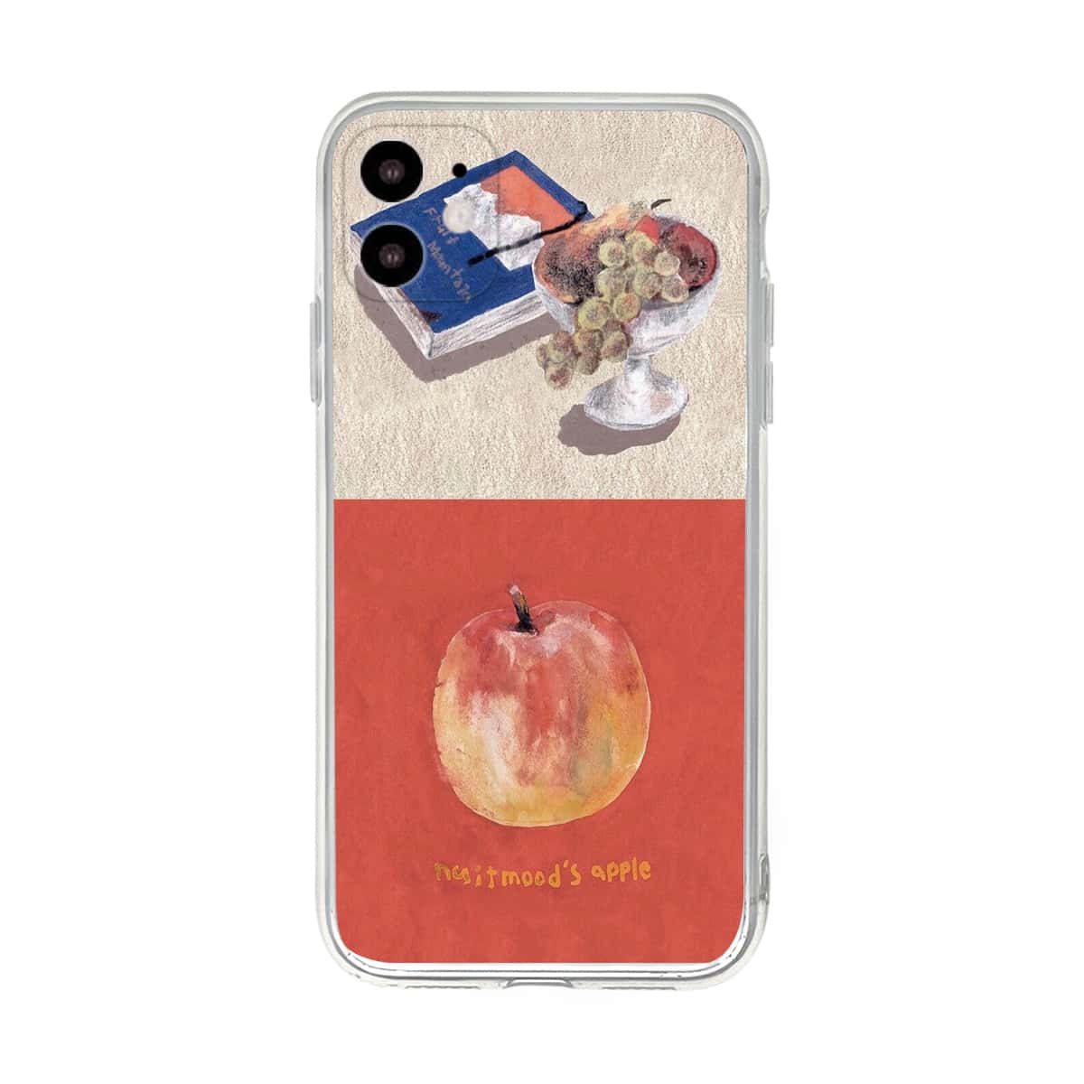 

Apple & Book Pattern iPhone Case, Multicolor