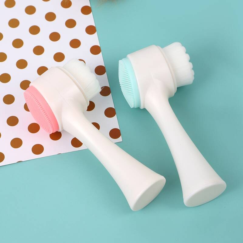 

1pc Random Color Silicone Facial Brush, White