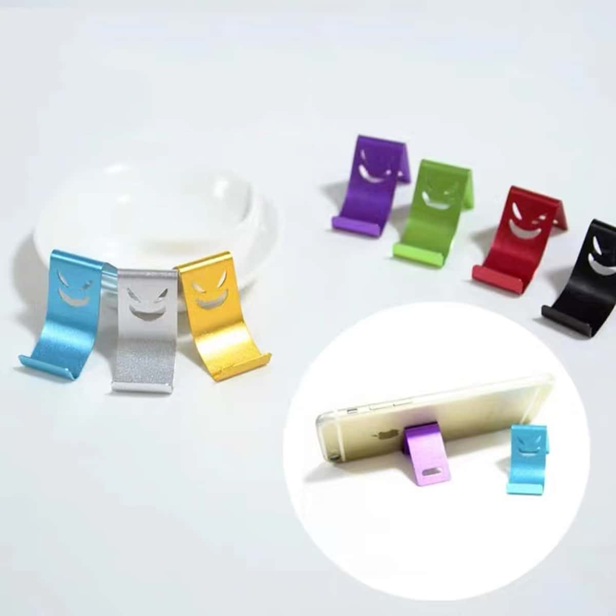 

1pc Random Color Cartoon Phone Holder, Multicolor
