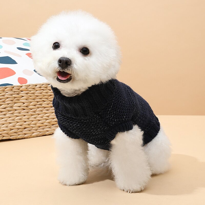 

Plain Dog Sweater, Navy blue